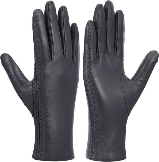 Guantes de Cuero Cálidos para Invierno Mujer - Image 8