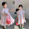 Vestido Infantil de Encaje Floral Estilo Dulce