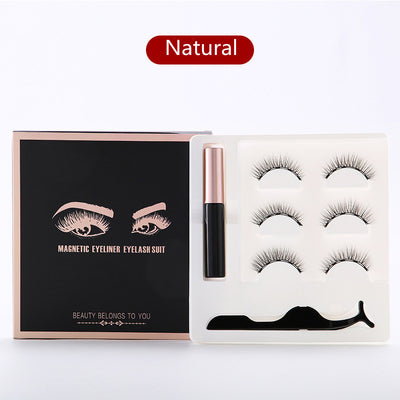 Set de Pestañas Magnéticas con Delineador Magnético - Efecto Natural y Voluminoso - Image 2