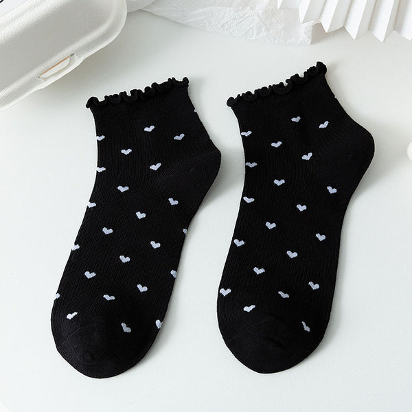 Calcetines Cortos de Encaje Japonés para Mujer - Image 2