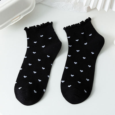 Calcetines Cortos de Encaje Japonés para Mujer - Image 2