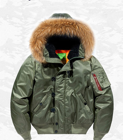 Abrigo Bomber con Cuello de Piel Desmontable - Talla Grande - Image 10