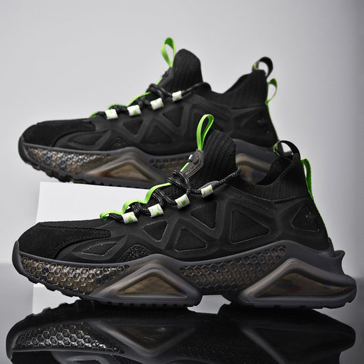 Zapatos Deportivos Casuales Otoño con Suela Gruesa y Tejido Volador - Image 11