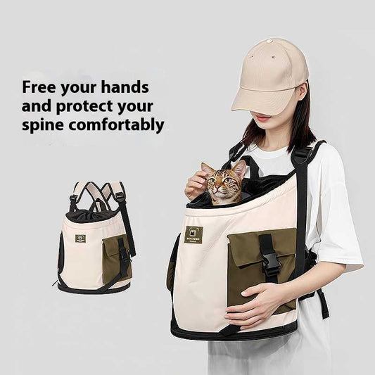 Mochila Transportadora para Gatos - Bolsa de Viaje Portátil