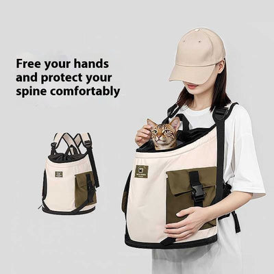 Mochila Transportadora para Gatos - Bolsa de Viaje Portátil