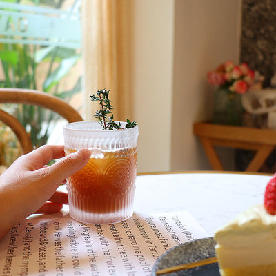 Vaso de Cristal Tallado con Diseño de Girasol Phnom Penh - Image 9