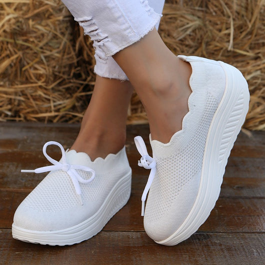 Tenis Deportivos Mujer Fly-knit Transpirable con Malla - Image 4