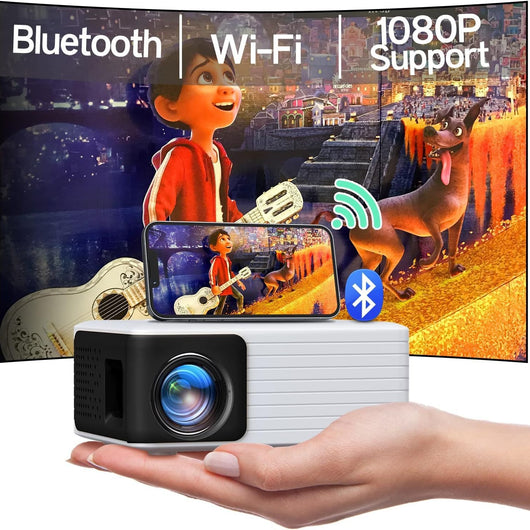 Proyector WiFi Inalámbrico HD 720p con Bluetooth - Image 3