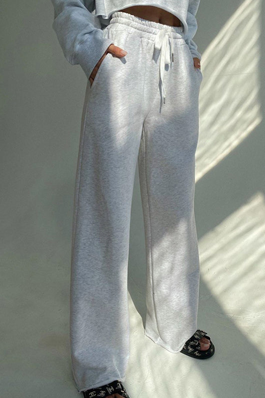 Pantalón Gris Holgado de Pierna Ancha - Comodidad y Versatilidad - Image 3