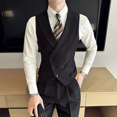 Traje Completo Milano Negro - Saco, Chaleco y Pantalón - Image 11