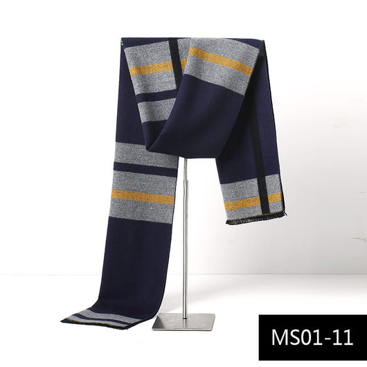 Bufanda de Cachemira para Hombre Otoño Invierno - Image 9