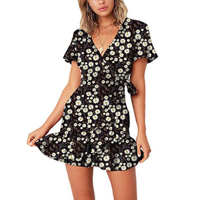 Falda Estampada con Costura Elegante Cintura Media Vestido Ejecutivo - Image 15