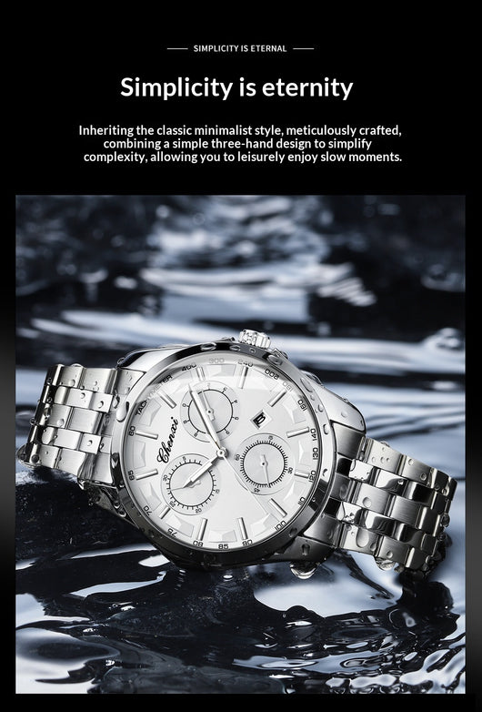 Reloj Empresarial para Hombre con Esfera Luminosa - Image 9