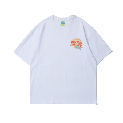 Camiseta Suelta Estilo Americano para Pareja - Manga Corta Unisex - Image 3