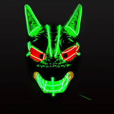 Máscara LED Luminosa de Cara Completa para Halloween - Image 14