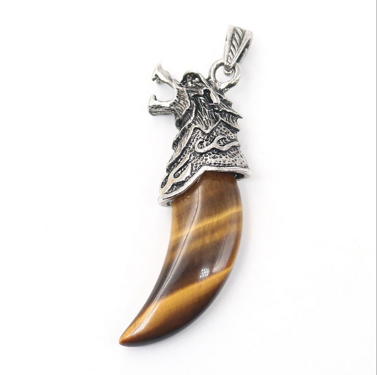 Colgante de Ágata de Cristal Natural Retro Generoso para Hombre - Image 7