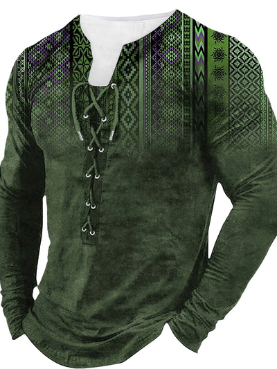 Playera Deportiva Manga Larga con Estampado Europeo y Americano para Hombre - Image 9