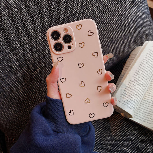 Funda Móvil Corazón Dorado Pantalla Completa - Image 3
