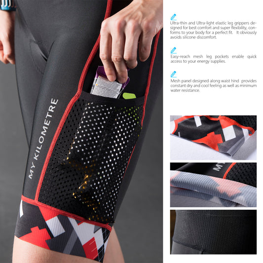 Shorts Triatlón Hombre - Multideporte Ciclismo Natación Carrera