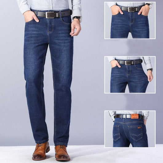 Pantalones Cálidos Holgados de Talle Medio para Hombre - Forro Polar Invierno - Image 5