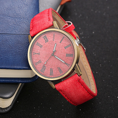 Pulsera Reloj Fashion de Denim para Mujer - Estilo Explosivo - Image 2