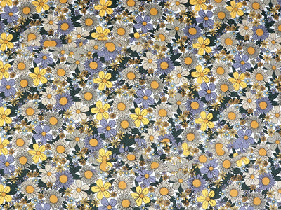 Tela de Algodón Twill Estampado Flores - Diseño Floral Delicado - Image 11