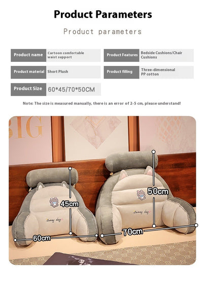 Almohada Lumbar 3D Adorable con Diseño Cartoon para Cama y Sofá - Image 13