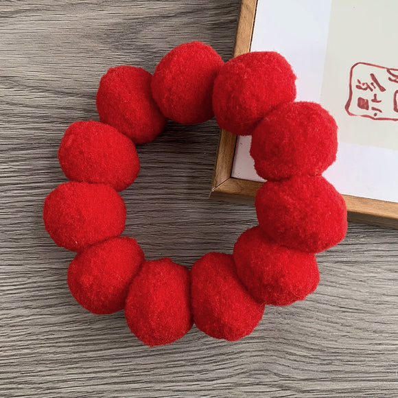 Collar Navideño con Pompones para Perros Shiba Inu y Corgi