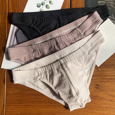 Calzoncillos Triangulares de Algodón Puro para Hombre - Colores Sólidos - Image 4