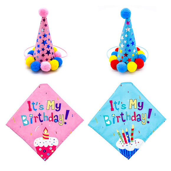 Banderín Triangular para Primer Cumpleaños de Mascotas