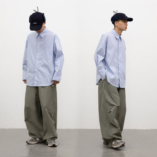 Pantalón Jogger Gris Verdoso Estilo Trinchera Americana - Image 12