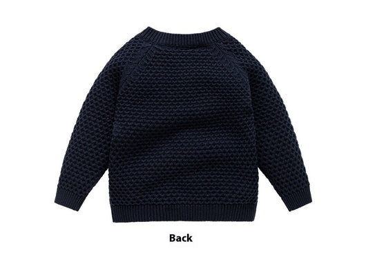 Suéter Abrigo Infantil Cuello Redondo para Otoño e Invierno - Image 11