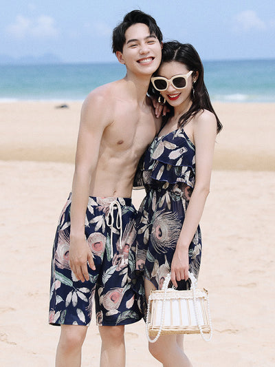 Traje de Baño para Parejas Luna de Miel Playa Vacaciones - Image 3