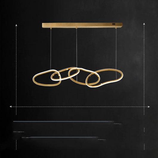 Lámpara de Techo Minimalista Posmoderna con Personalidad Creativa - Image 2