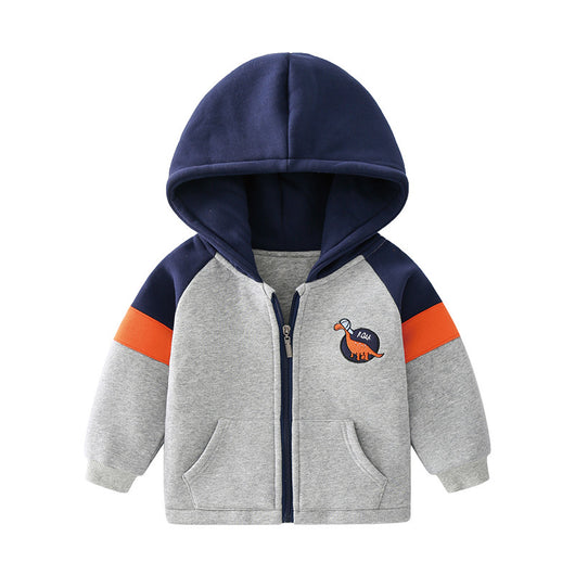 Cardigan Dinosaurio con Capucha para Niños - Chaqueta Cremallera Estampada - Image 5