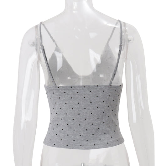 Blusa Camiseta Lunares Ajustada y Elegante para Mujer - Image 18