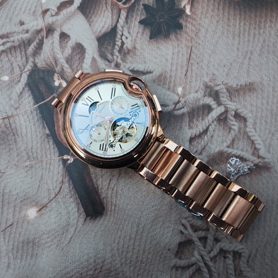 Reloj Automático Tourbillon para Hombre - Movimiento Mecánico de Precisión - Image 9
