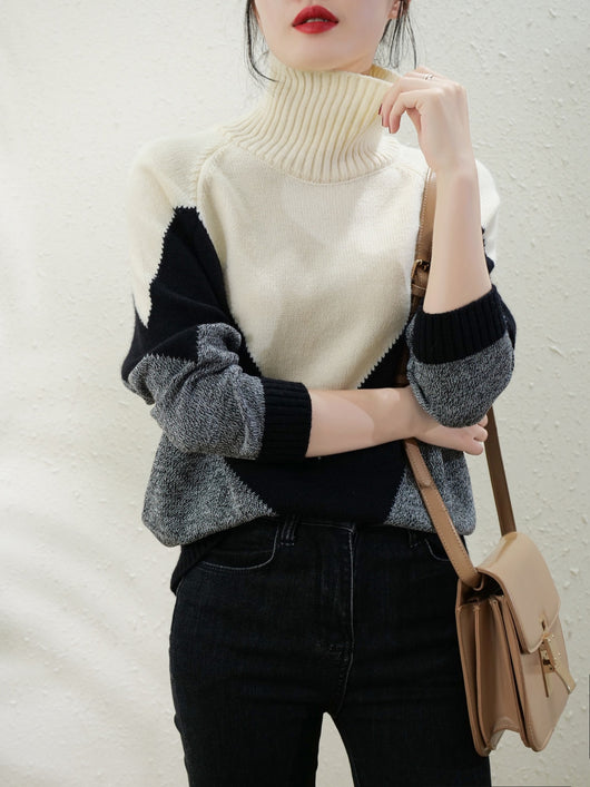 Suéter Cuello Alto de Lana Merino - Prenda Base Versátil - Image 5