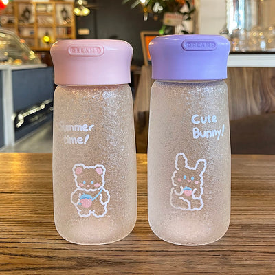 Vaso Térmico Lindo con Tapa - Botella Reutilizable de Alto Rendimiento