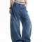 Jeans Retro Americano con Bordado Machete Hot Girl