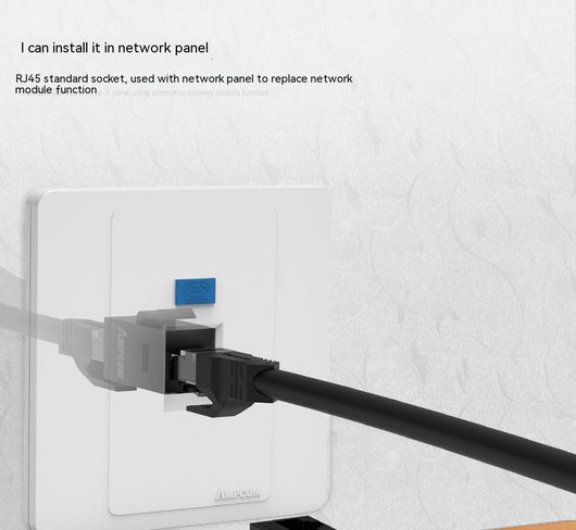Cable de Red Cat5 RJ45 Directo - Conector Dual de Alta Velocidad - Image 11