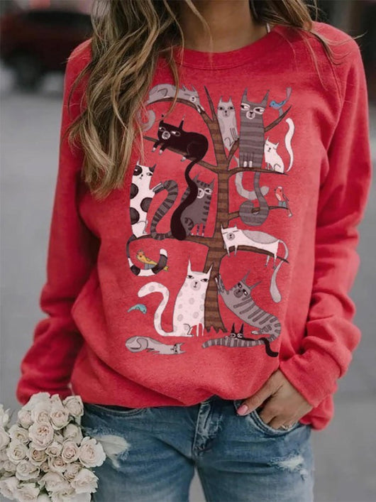 Sudadera Pullover con Estampado Degradado de Manga Larga - Image 6