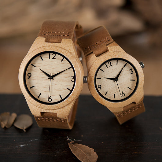 Reloj de Pareja en Bambú - Diseño Minimalista y Sostenible - Image 12