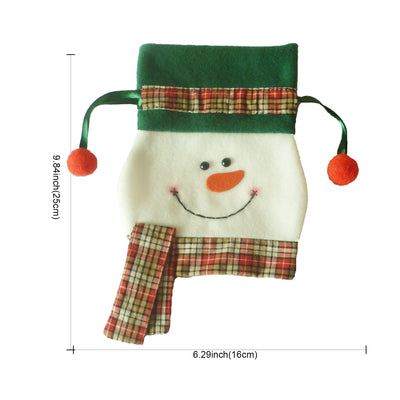 Bolsa de Regalo Navideña Muñeco de Nieve para Dulces - Image 6