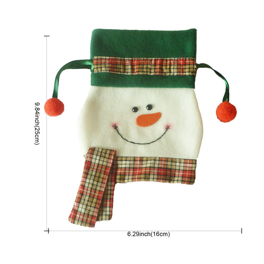 Bolsa de Regalo Navideña Muñeco de Nieve para Dulces - Image 6