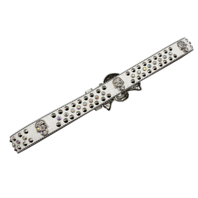 Cinturón Mujer Y2K con Incrustaciones de Diamantes y Patrón de Serpiente - Image 46