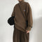 Suéter Cuello Alto Retro Caramelo Estilo Japonés