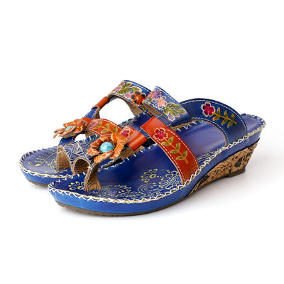 Sandalias Étnicas para Mujer con Tacón Medio Ligero - Image 26
