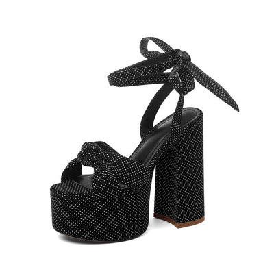 Sandalias de Tacón Ultra Alto 14cm con Plataforma Impermeable - Tallas Grandes - Image 2