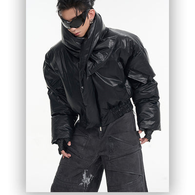Chaqueta Acolchada de Algodón con Diseño Minimalista para Hombre - Image 7